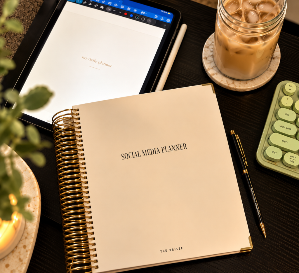 digital vs paper planning with an iPad and physical planner